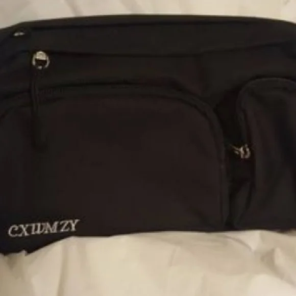 CXWMZY Black Unisex Waist Bag Fanny Pack - Picture 7 of 8